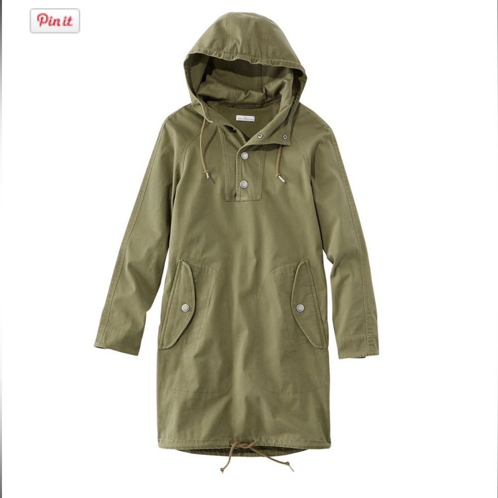 L.L. Bean Women's Signature Anorak Dress / over coat / light coat signature